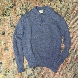 Vintage L. L. Bean  Ladies 100 Percent British Wool Sweater Size L